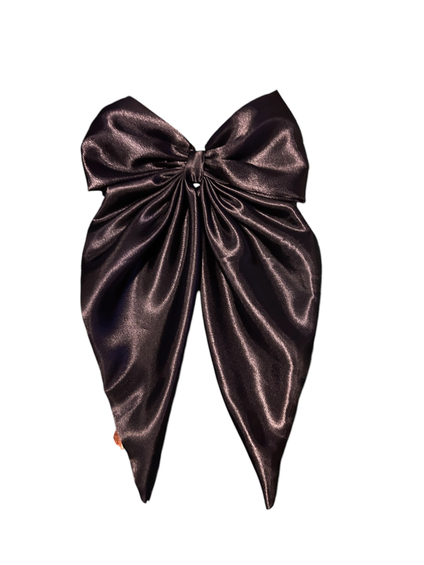 Satin Bow Long Tail Hair Clip
