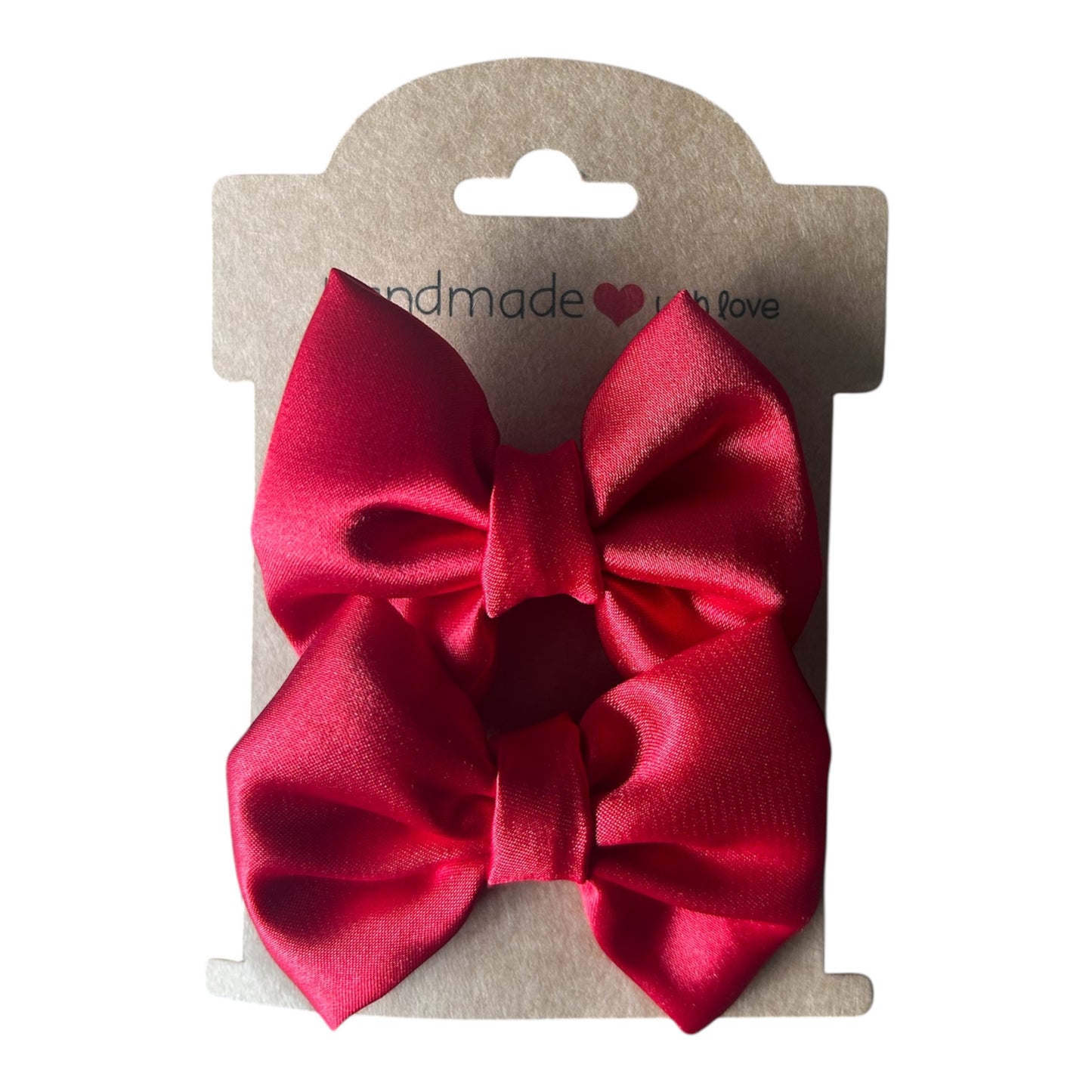 Satin Baby Bow Hair Clips