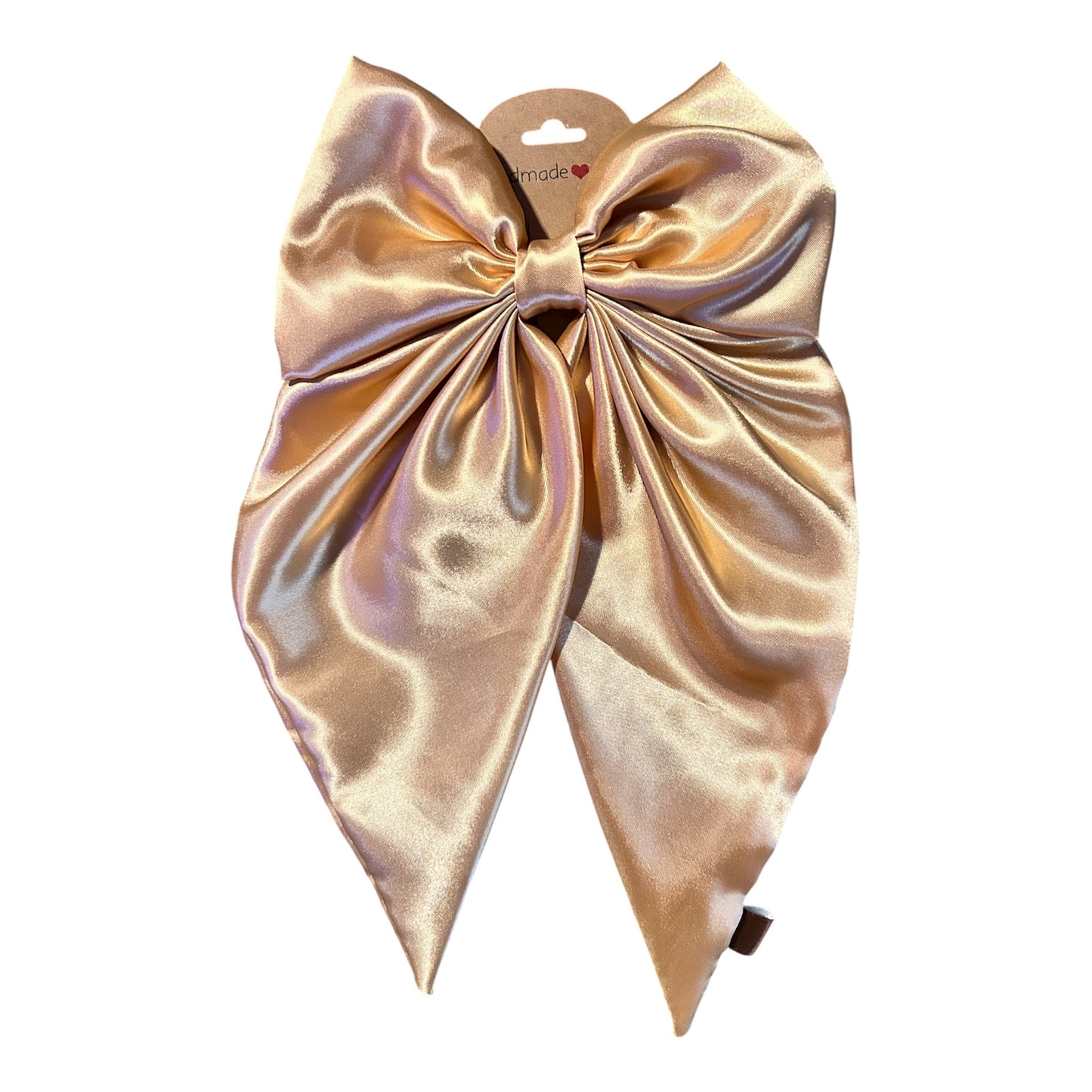 Satin Bow Long Tail Hair Clip