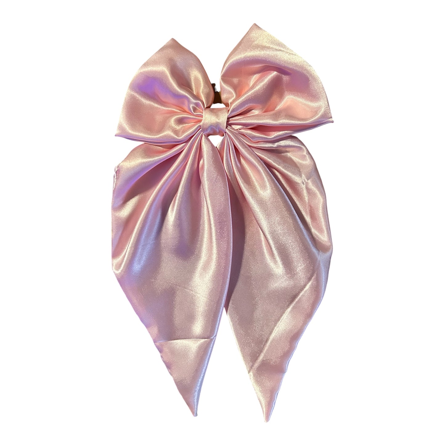 Satin Bow Long Tail Hair Clip